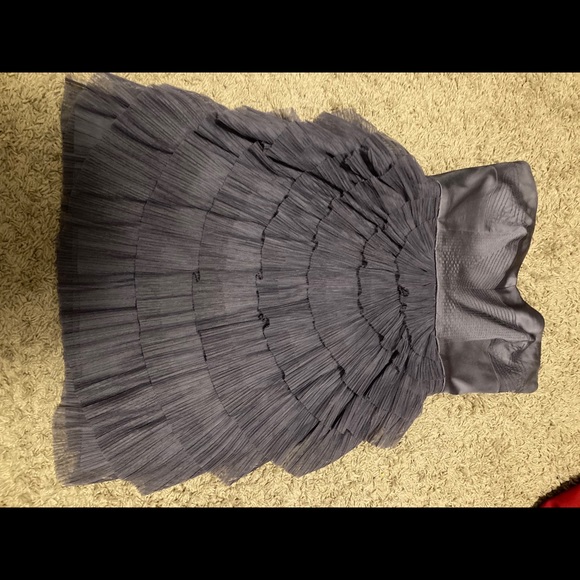 BCBG Purple Strapless Cocktail Dress size 4 - Picture 3 of 4